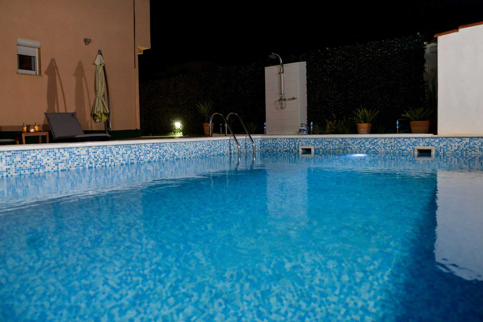 Villa Sanda Night Swimming Pool